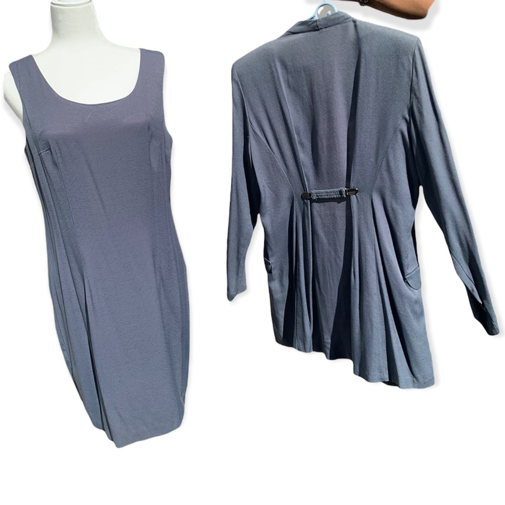 Vintage Formal Dress With Matching Coat Set